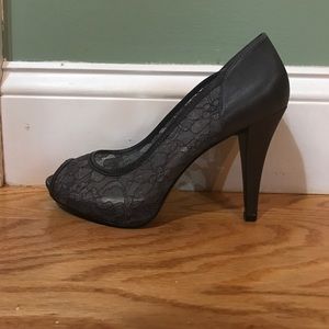 Style & Co Shoes - Grey lace heels Style & Co Shoes - Grey lace heels
